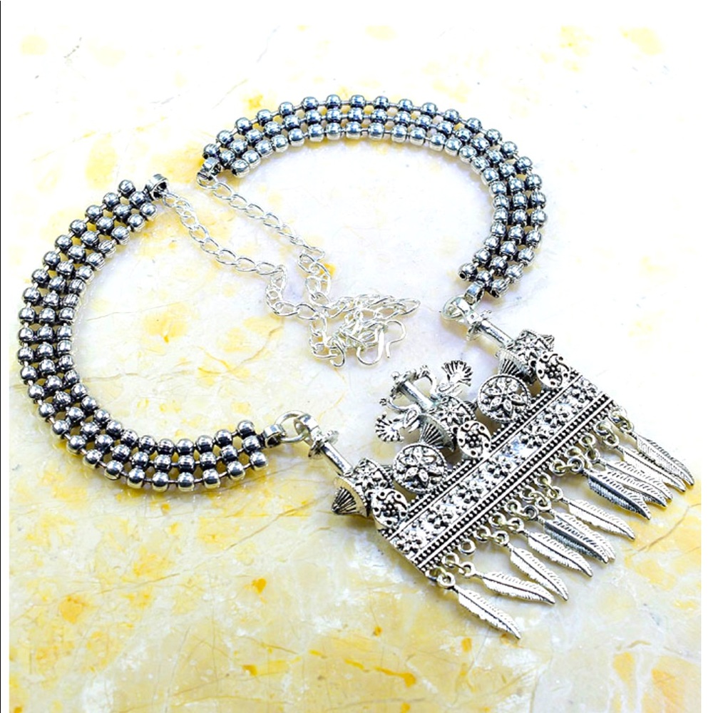 HANDCRAFTED BALI DESIGN NECKLACE 17 3/4-22 1/4"